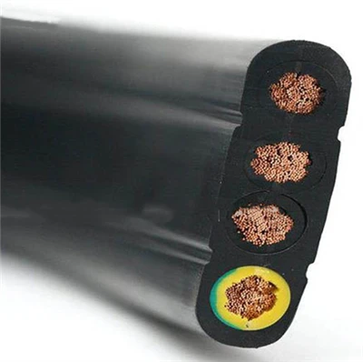 H03rn-f H05rn-f H07rn-f 3x1.5 3x2.5 3x3.5mm2 Hepr moslashuvchan tekis kauchuk suv osti nasos kabeli Lift tekis kabeli